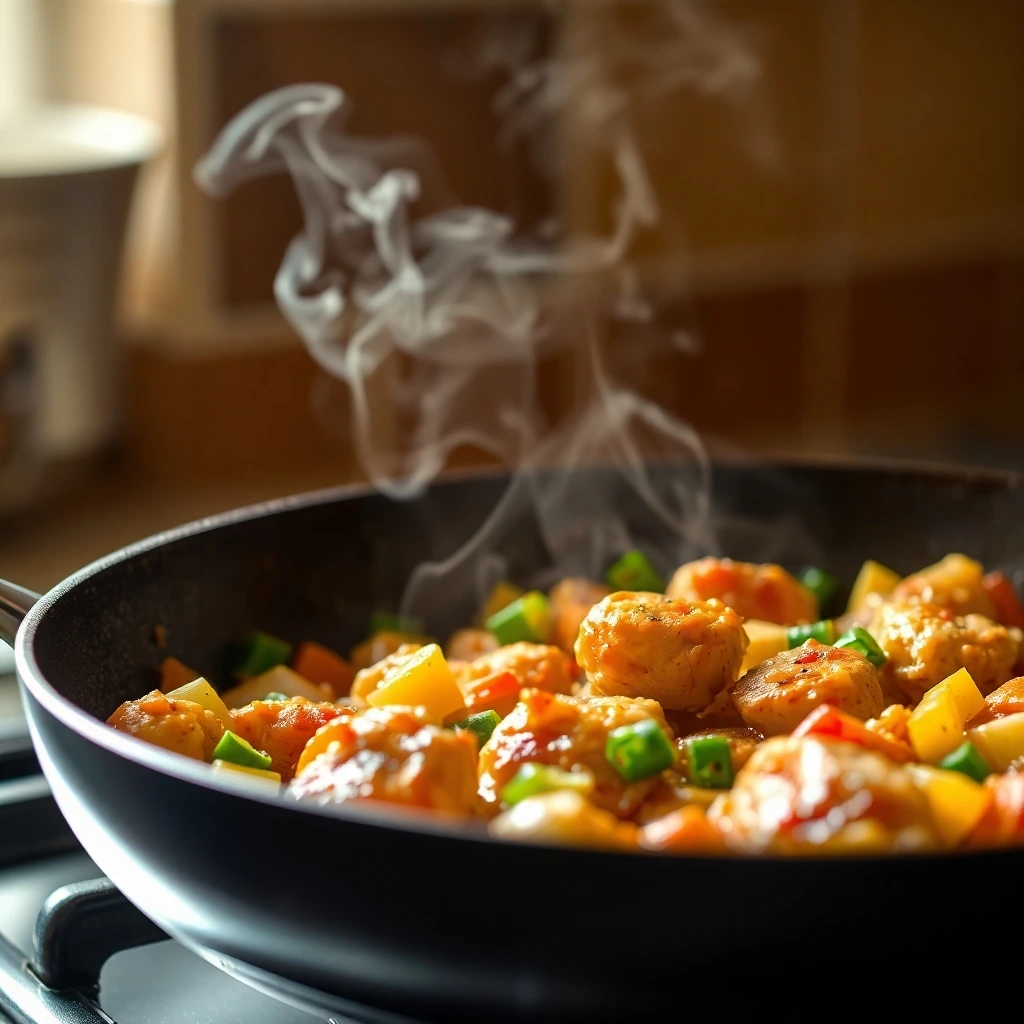 Mary Berry’s Chicken Cobbler, cooking vegetables 